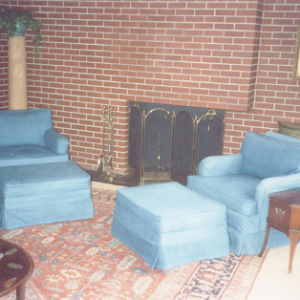 Blue Denim Chair Slipcovers